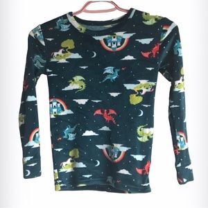 5 For $25 CAT & JACK fleece medieval fantasy pajama top